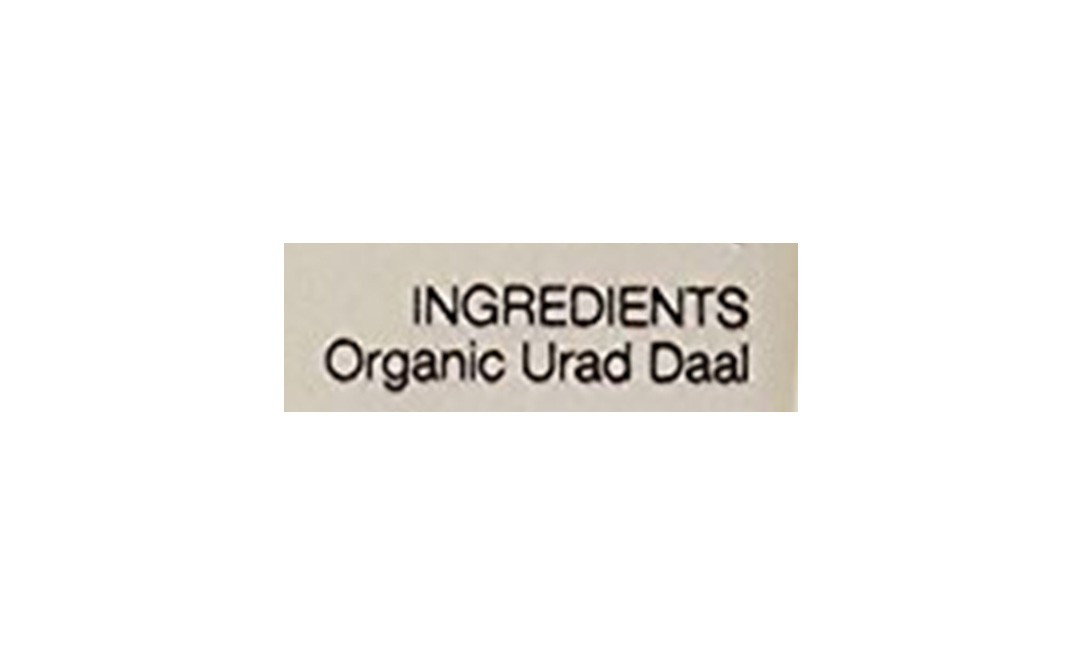 Pure & Sure Organic Urad Daal White Whole   Pack  500 grams